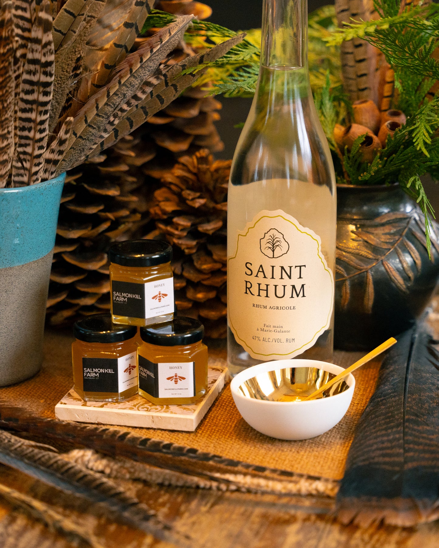 Saint Rhum x Salmon Kill Farm Honey Bundle